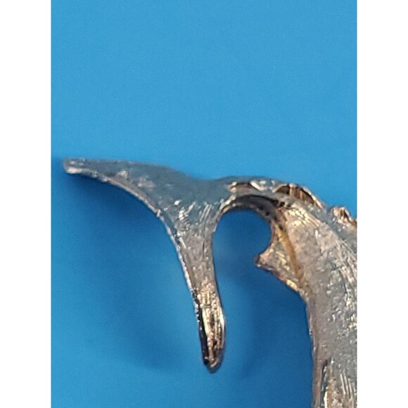 Vintage Swordfish Sailfish Brooch Gold Tone Martin Marine Fisherman Statement - Picture 4 of 12